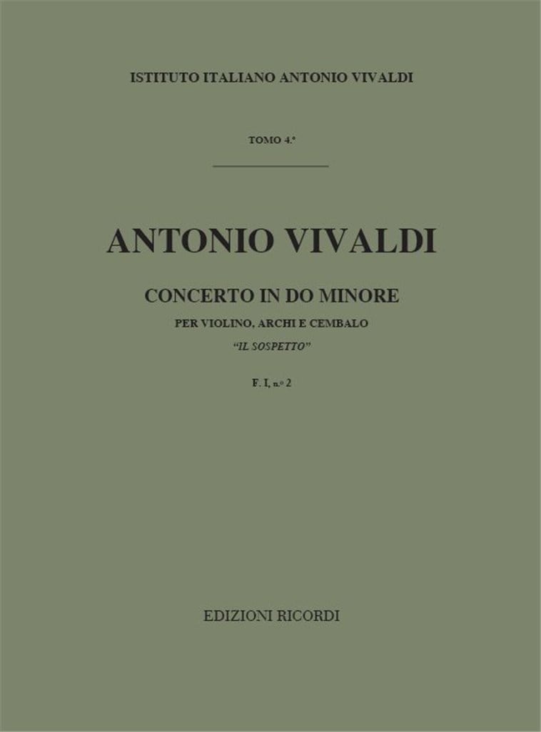 Concerti Per Vl. Archi E B.C.: In Do Min.